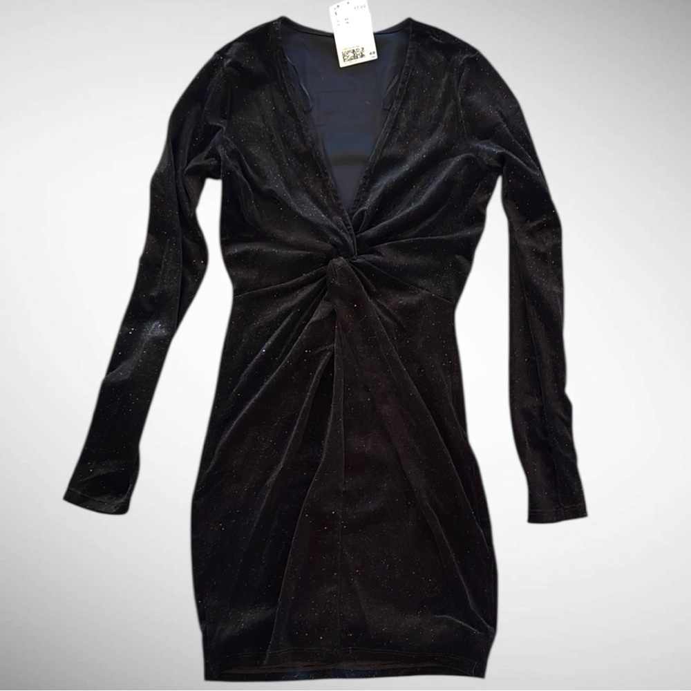 Black sparkle evening party‎ dress by Divided